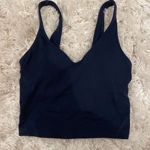 NWOT lululemon navy align tank size 2